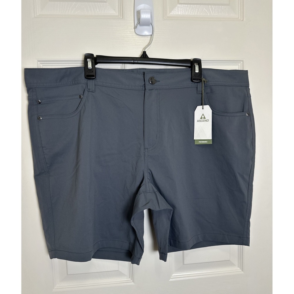 Ascend Men's Gray Chadwick Turbulence Shorts 7" Inseam Size 44 NWT‎